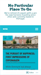 Mobile Screenshot of noparticularplacetogo.net